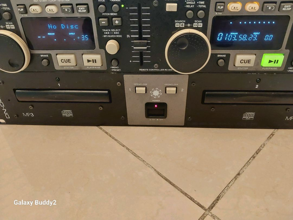 데논 DN-D4500 듀얼 DJ 더블 CD MP3 플레이어 이미지