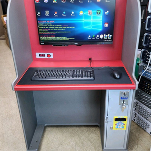 27인치 PC 타임제 게임기 케이스 (지폐/동전 인식기 포함 풀세트) 이미지