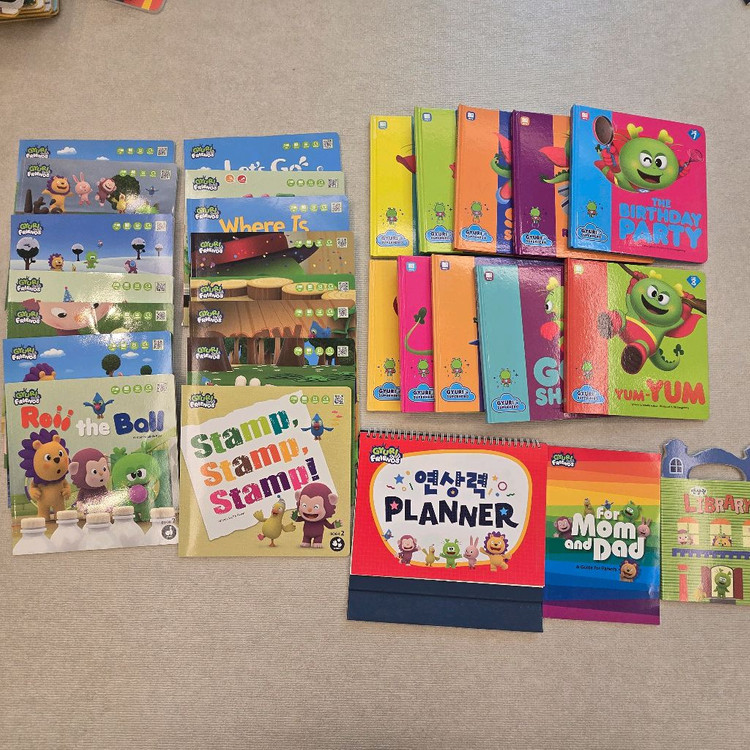 튼튼영어 규리앤프렌즈~주니어3 (A급, 풀세트) 3~9세 유아동 영어그림책 전집·영어--1