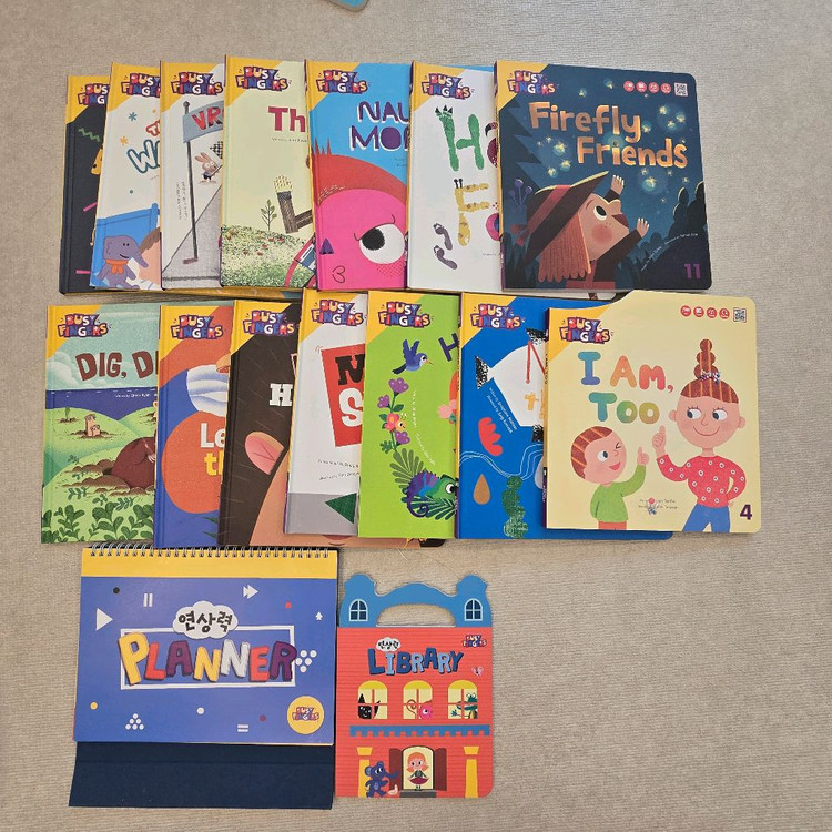 튼튼영어 규리앤프렌즈~주니어3 (A급, 풀세트) 3~9세 유아동 영어그림책 전집·영어--2