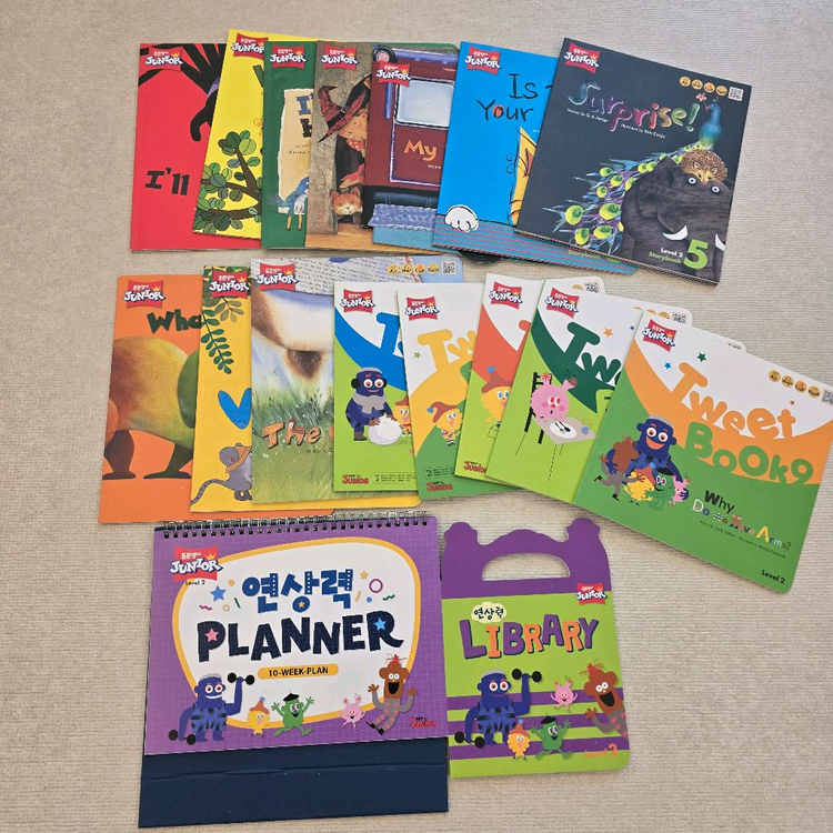 튼튼영어 규리앤프렌즈~주니어3 (A급, 풀세트) 3~9세 유아동 영어그림책 전집·영어--5