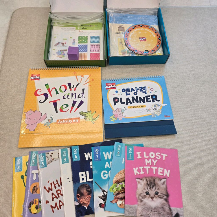 튼튼영어 규리앤프렌즈~주니어3 (A급, 풀세트) 3~9세 유아동 영어그림책 전집·영어--7