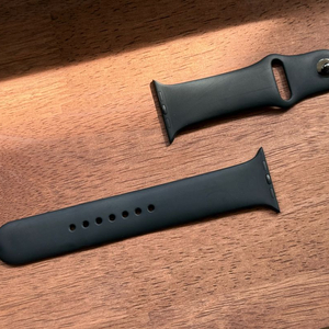 애플워치 에르메스 스포츠밴드 누아르 45mm M/L 단품 A급