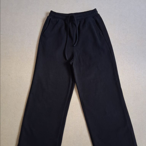 후아유 검정 와이드 트레이닝 팬츠