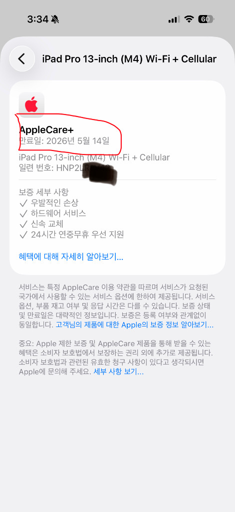 (액정교체완료)아이패드 프로 m4 13인치 512셀룰러 애케플--4