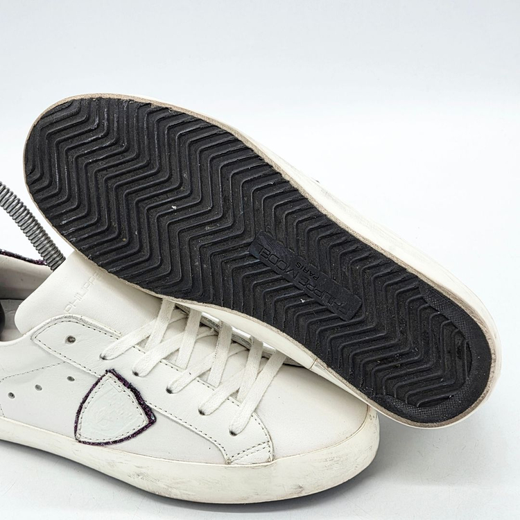 필립모델 우먼스 로우탑 스니커즈 글리터 (36) 이미지