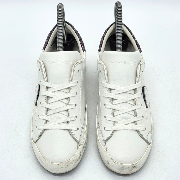 필립모델 우먼스 로우탑 스니커즈 글리터 (36) 이미지