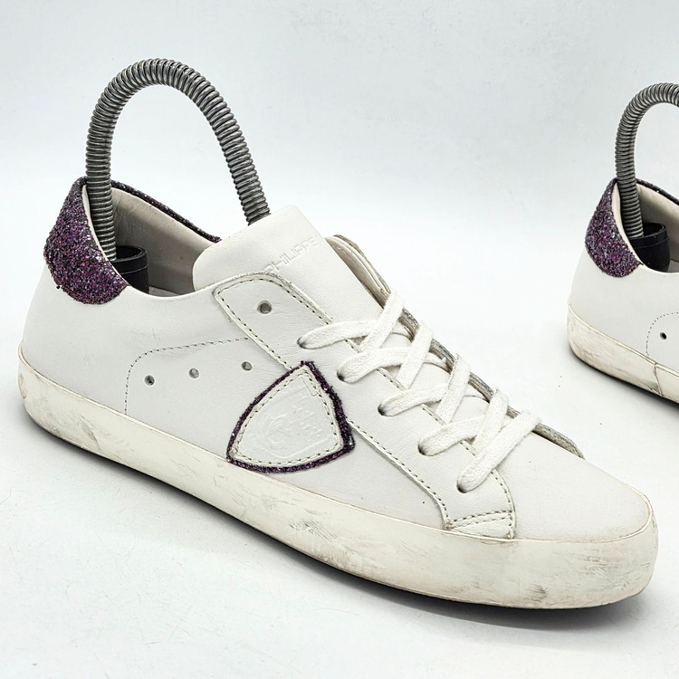 필립모델 우먼스 로우탑 스니커즈 글리터 (36) 이미지