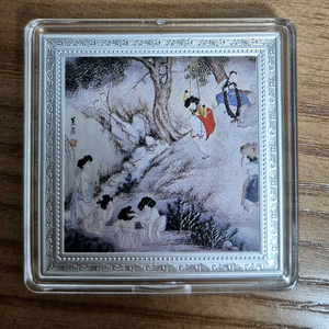 신윤복의 단오풍정 1온스 은화 실버바