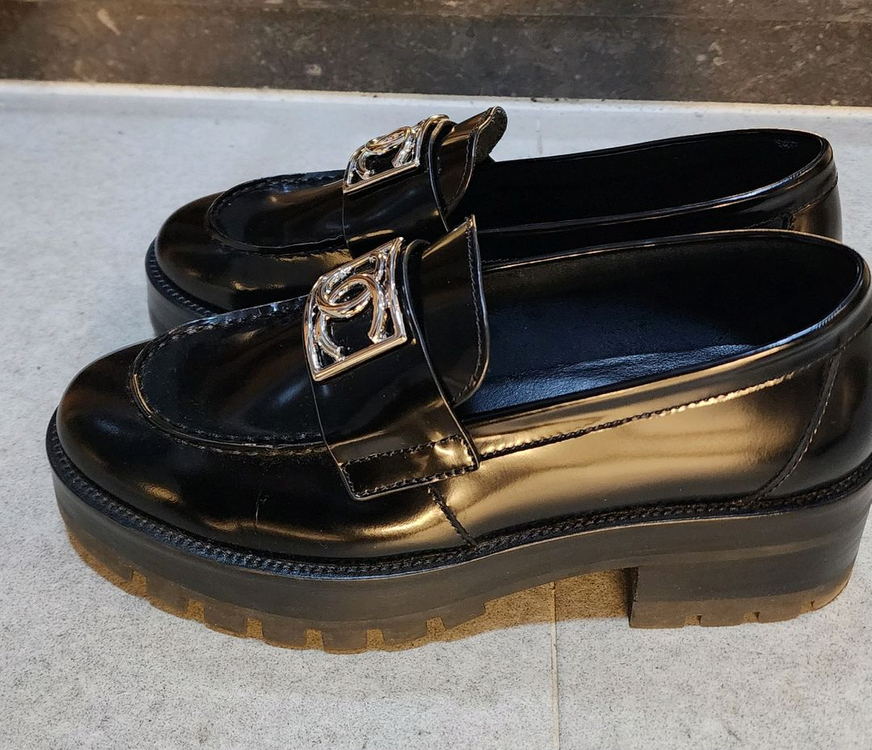 통굽 플랫폼 구두 로퍼 240 이미지