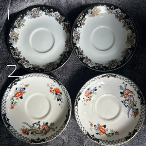 우리나라 옛날 빈티지 밀양도자기 일본도자기 소서 찻잔 받침 접시 그릇 디저트 플레이트 팝니다 이미지