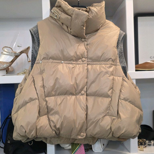 미친세일 구스다운90% 글로시 구스다운 패딩 조끼