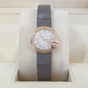 까르띠에 발롱블랑 레드골드 금통 베젤다이아 WJBL0006