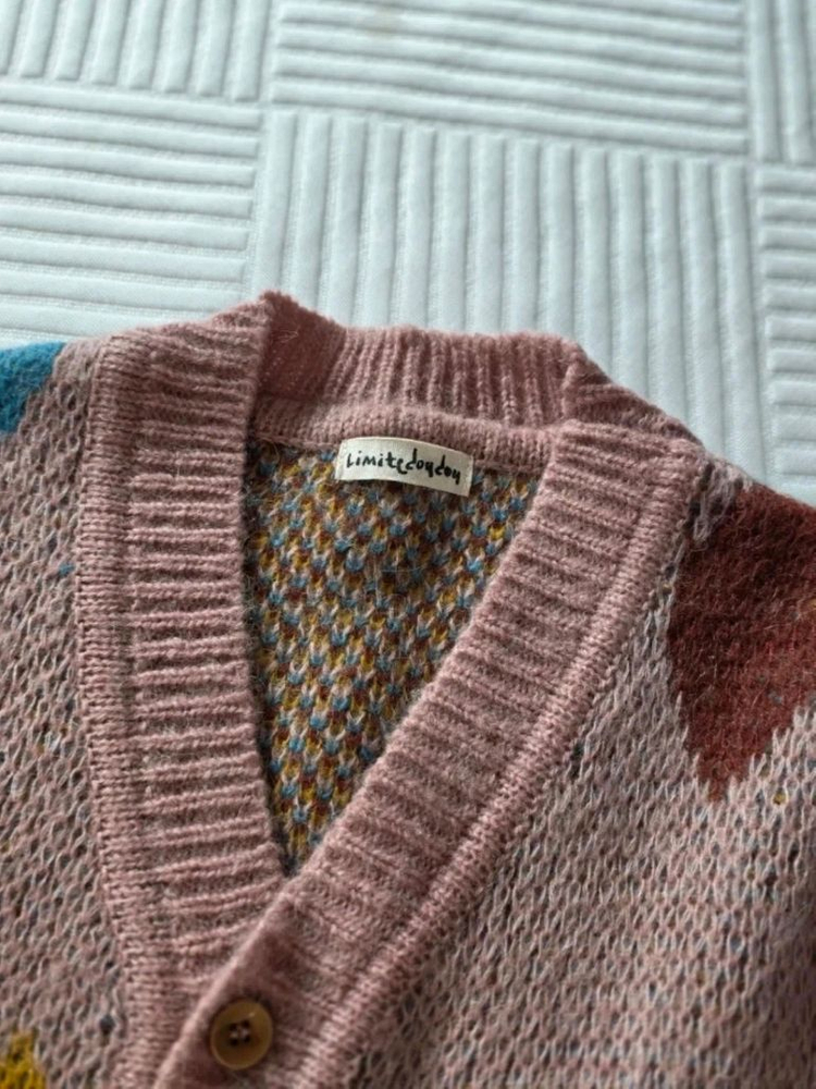 리미떼두두 핑크 다이아 니트베스트--3