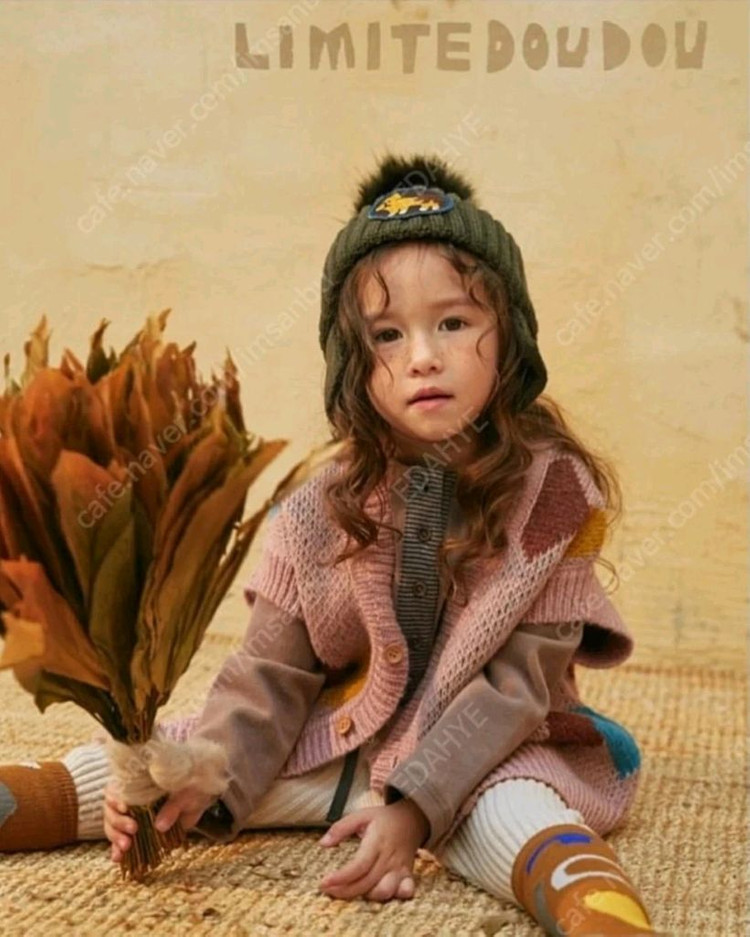 리미떼두두 핑크 다이아 니트베스트--6