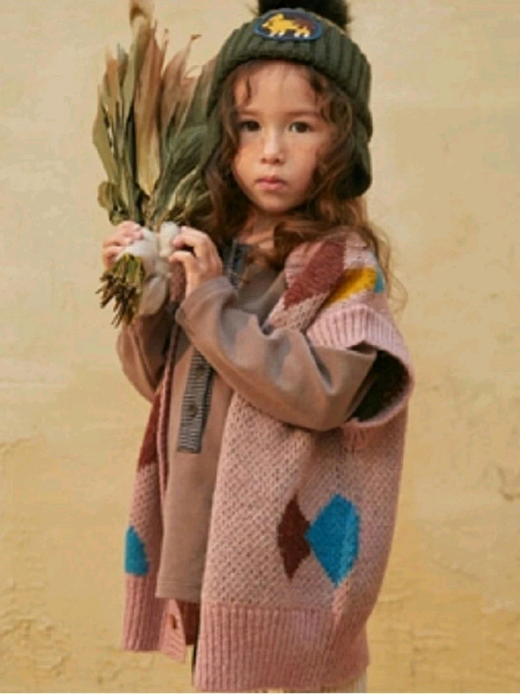 리미떼두두 핑크 다이아 니트베스트--8