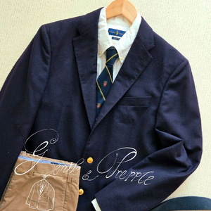 폴로랄프로렌 이태리 금장 도스킨 자켓