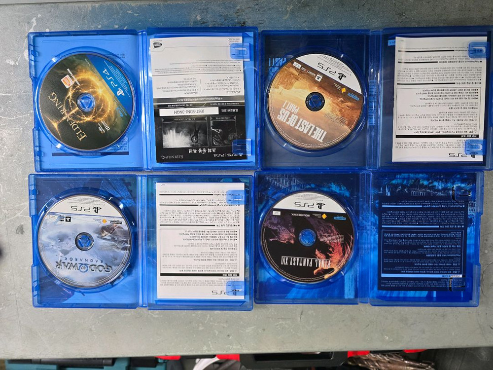 PS5 게임 타이틀 모음 이미지