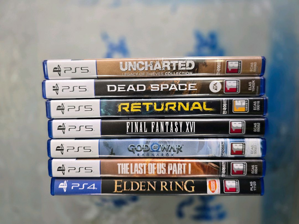 PS5 게임 타이틀 모음 이미지