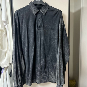 준지 다잉 폴로 오버핏 롱슬리브 M사이즈 팝니다. 이미지