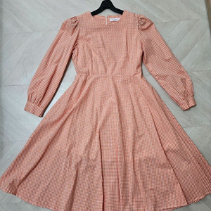 리린 체크 원피스