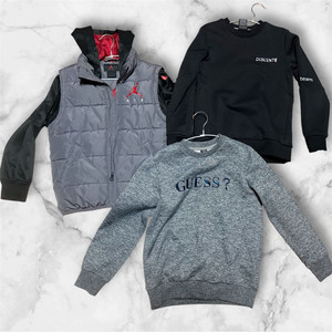 아동 의류 3종 세트 데상트 게스 조던 일괄 130-140 사이즈