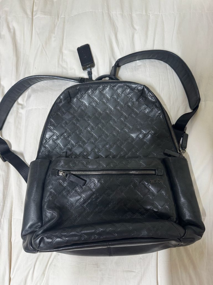 투미 티콘 가죽 백팩 상태 최상--1