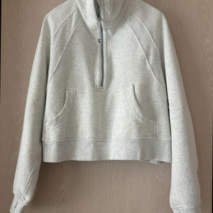 룰루레몬 스쿠바 M/L 오버사이즈드 퍼넬넥 하프집