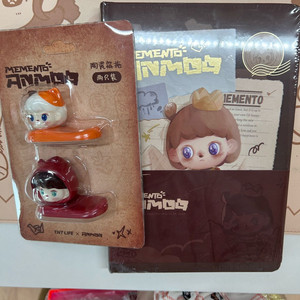 일괄가격 미사용 정품 TNT Amoo 굿즈 세라믹 수저 받치대과 노트 이미지