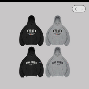 압도 와플 후드 블랙(성조기, 3사이즈)