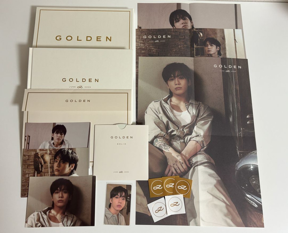 방탄소년단 정국 GOLDEN 골든 위버스앨범 포카 엽서 포스터 드볼 버터 맵솔 bts jk 이미지