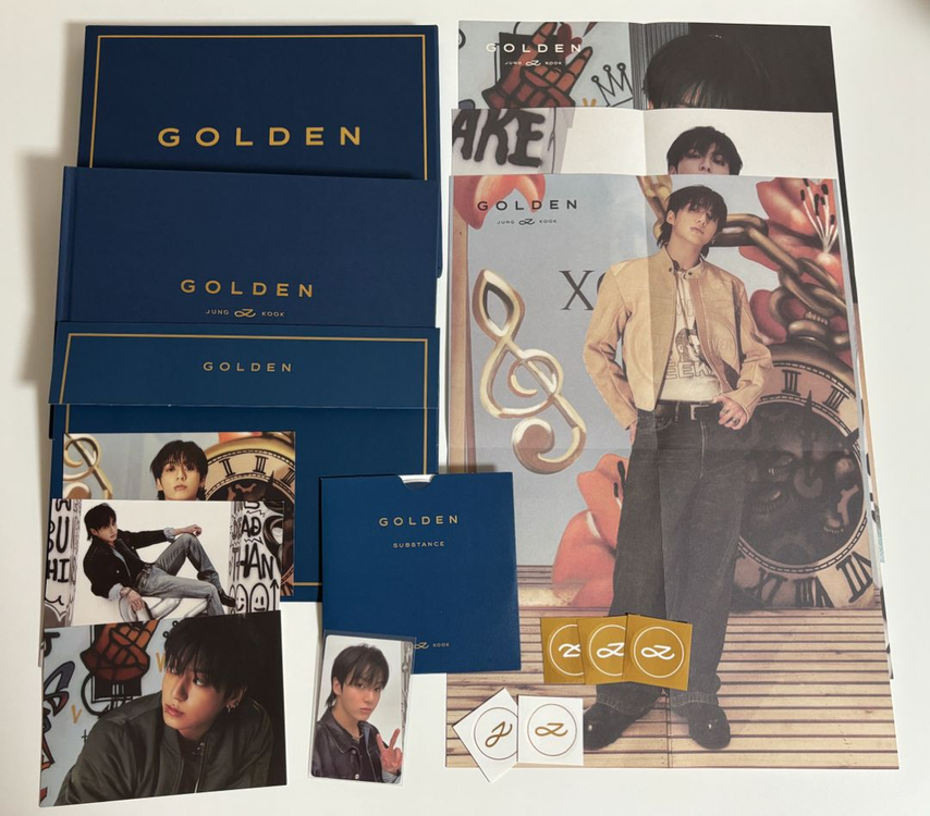 방탄소년단 정국 GOLDEN 골든 위버스앨범 포카 엽서 포스터 드볼 버터 맵솔 bts jk 이미지