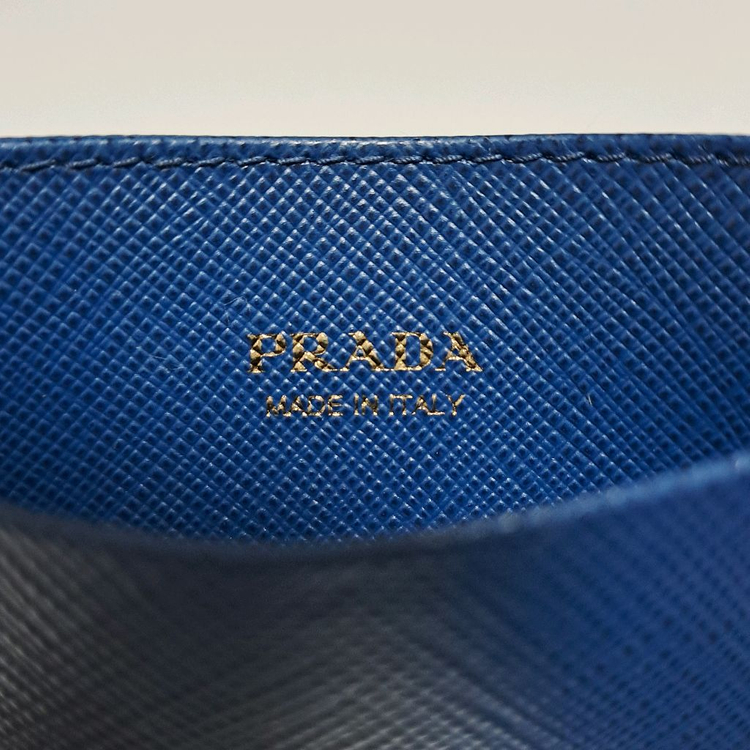 [100%/정품] 프라다 사피아노 메탈 카드지갑, 프라다지갑,프라다카드지갑--4