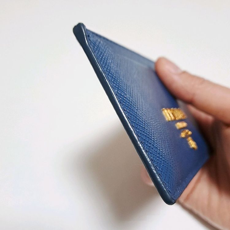 [100%/정품] 프라다 사피아노 메탈 카드지갑, 프라다지갑,프라다카드지갑--5