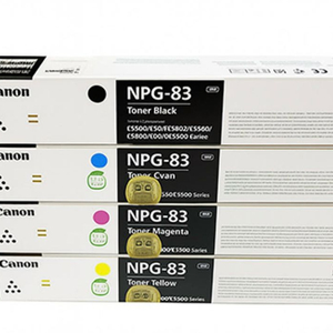 (새상품)정품 캐논 NPG-83 대용량 4색 토너 세트 C5840i C5850i C5860i C5870i