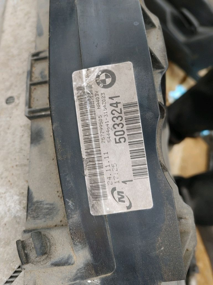 bmw e93 335i 컨버터블 콘텐샤+라지에이터+인터쿨러+팬 판매 이미지