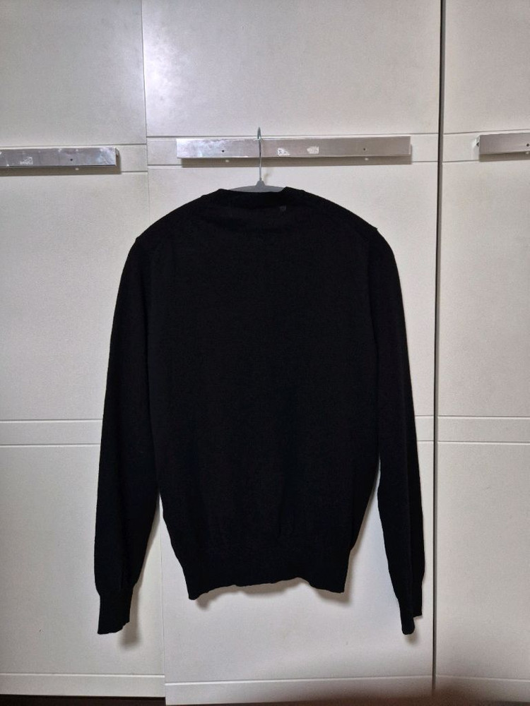 새상품 꼼데가르송 플레이 레드 하트 크루넥 블랙 가디건 남녀공용 S--1