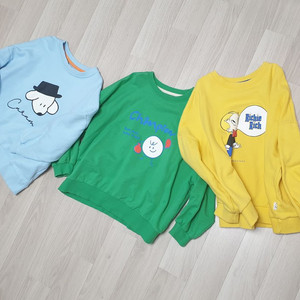 로아앤제인 맨투맨 3종 일괄