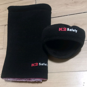 K2 방한용 넥워머+귀마개 2종