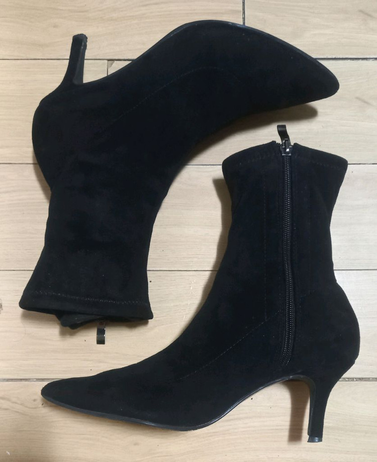 슈펜 여성 앵클부츠 250사이즈 굽7--1