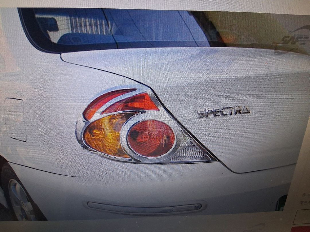 스펙트라 자동차 리어램프 크롬몰딩세트 경동 K-542 이미지