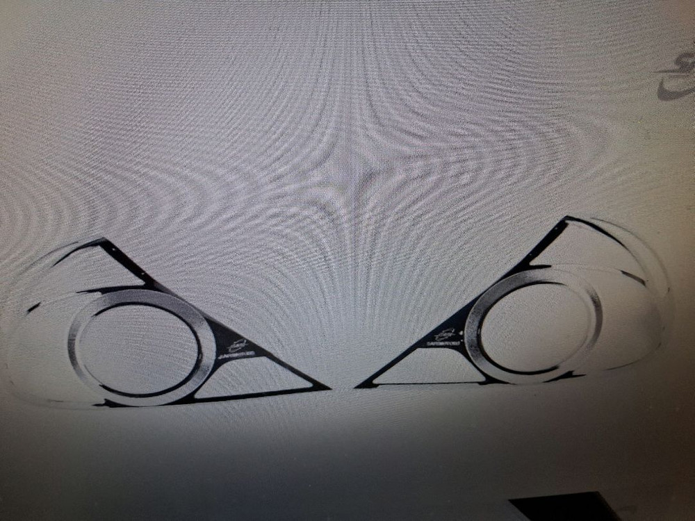 스펙트라 자동차 리어램프 크롬몰딩세트 경동 K-542 이미지