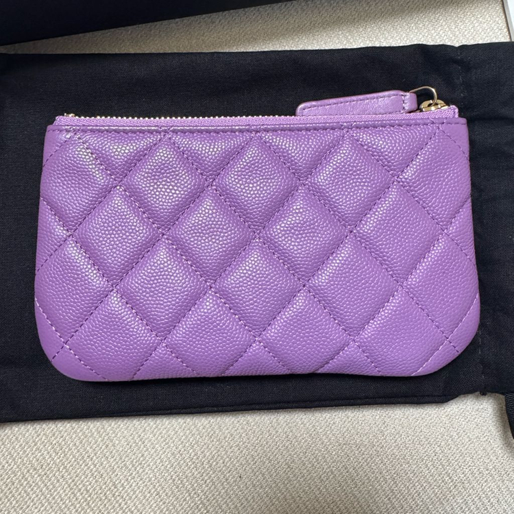 샤넬 클래식 캐비어 미니파우치 새제품--2