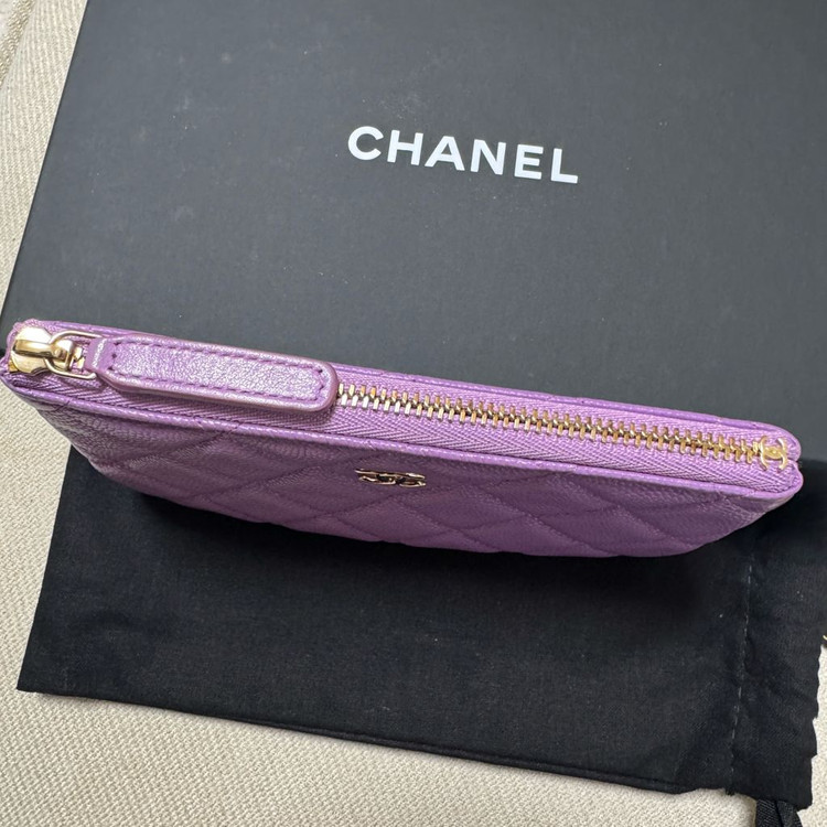 샤넬 클래식 캐비어 미니파우치 새제품--3