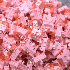 (약 5분 사용) LEOBOG 저소음 솜사탕축 리니어 기계식 키보드 스위치 110개