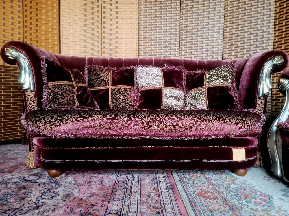 *소파맨*수입엔틱ㅇ벨벳* 3,1인용*세트 이미지