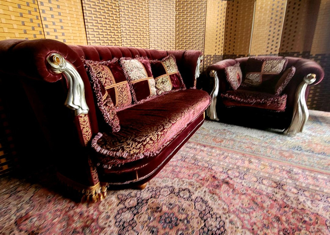 *소파맨*수입엔틱ㅇ벨벳* 3,1인용*세트 이미지