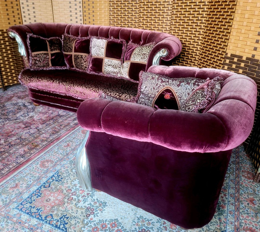 *소파맨*수입엔틱ㅇ벨벳* 3,1인용*세트 이미지