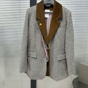 톰브라운 하운드 투스 코듀로이 투피스 블레이저