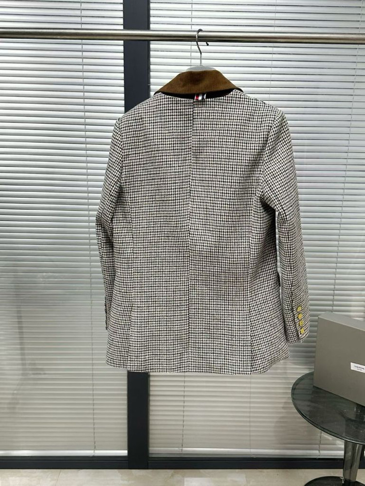 톰브라운 하운드 투스 코듀로이 투피스 블레이저--1